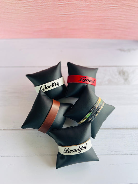 I AM ''LEATHER BRACELETS''